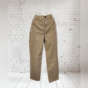 Gloria Vanderbilt Amanda Short Petite Tan High-Waisted Jeans